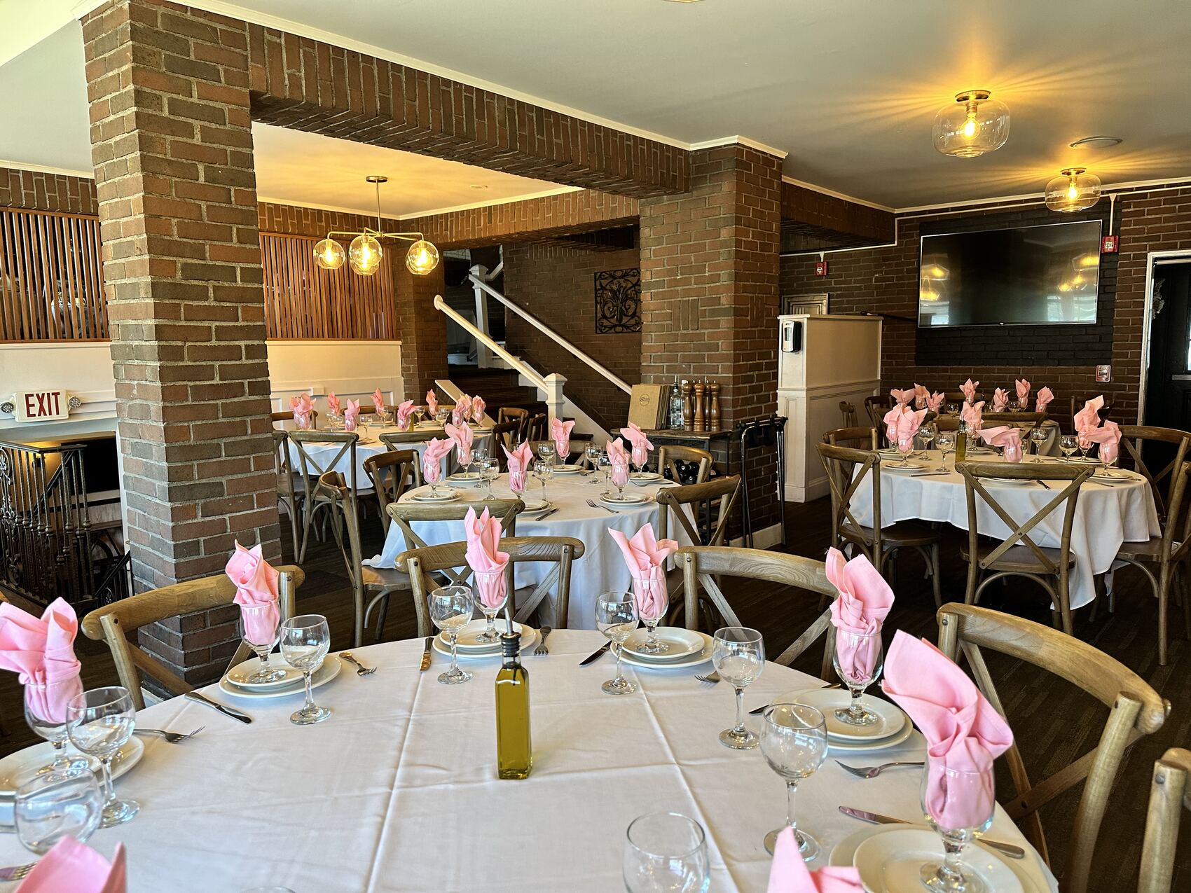 A party set up at 25 North Ristorante