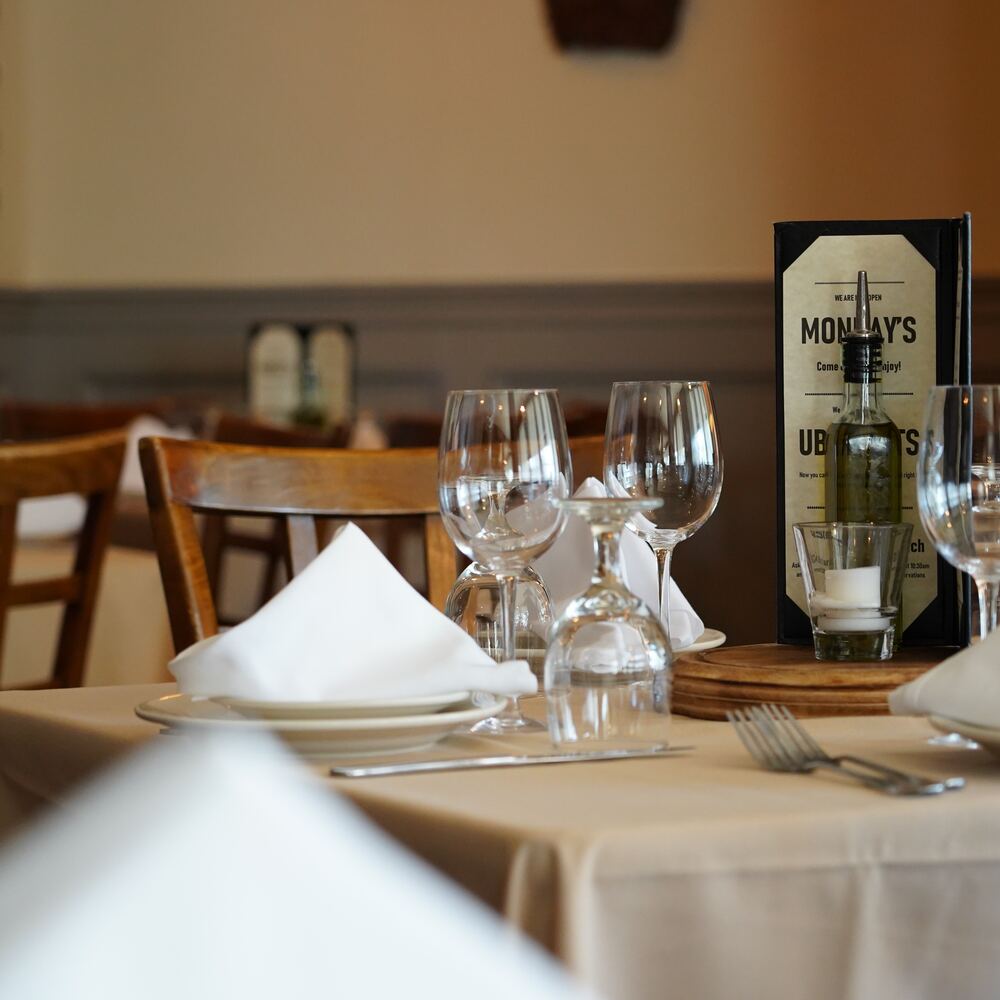 The dining room